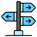 signpost, guidepost, direction, information, signboard, guide, arrows