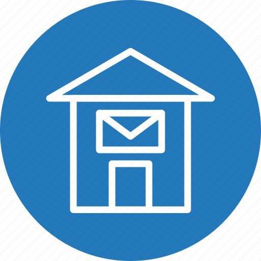 Building, house, office, post icon - Download on Iconfinder