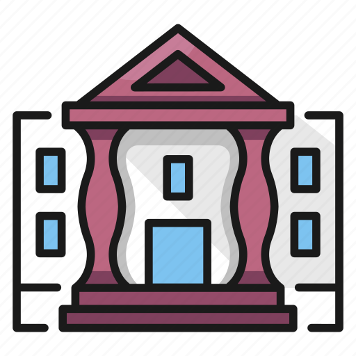 Architecture, bank, banking, building, city, finance, money icon - Download on Iconfinder