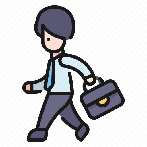 Business, man, men, office, people, person, walk icon - Download on Iconfinder