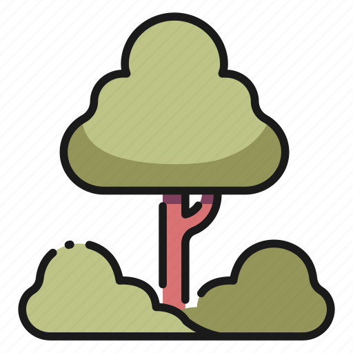 Bush, element, garden, nature, plant, tree icon - Download on Iconfinder