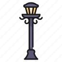 city, lamp, lantern, light, post, urban