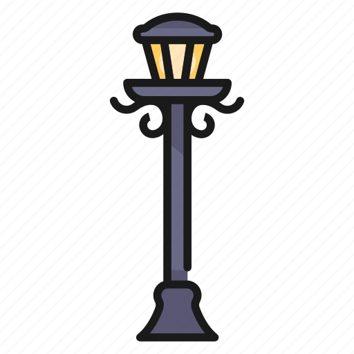 City, lamp, lantern, light, post, urban icon - Download on Iconfinder