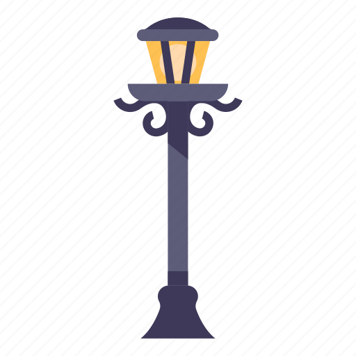 City, lamp, lantern, light, post, urban icon - Download on Iconfinder