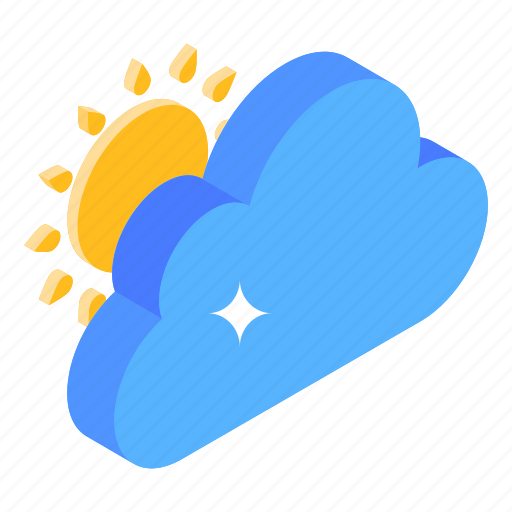 Sun, cloudy, cloudy weather, cloudy sun, sunny weather icon - Download on Iconfinder