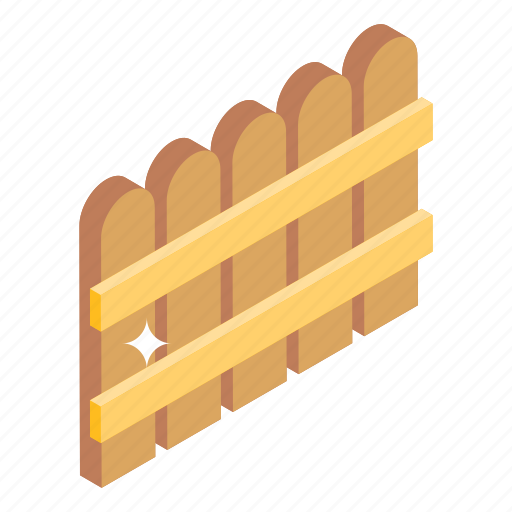 Picket fence, fence, garden fence, palisade, barrier icon - Download on Iconfinder