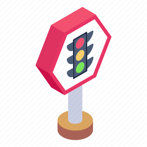 Signboard, traffic board, stoplight signboard, traffic signage, fingerpost icon - Download on Iconfinder