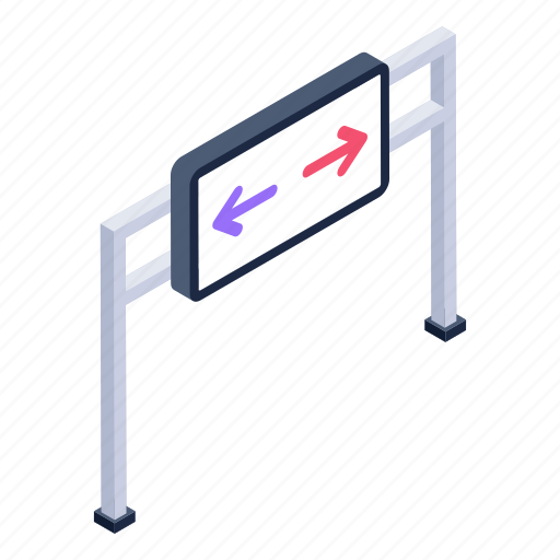Direction sign board, direction roadbord, arrows board, fingerpost, direction road banner icon - Download on Iconfinder
