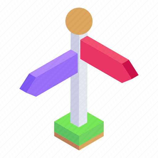 Directions, pole, sign icon - Download on Iconfinder