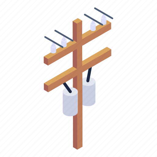 Electric, pole icon - Download on Iconfinder on Iconfinder