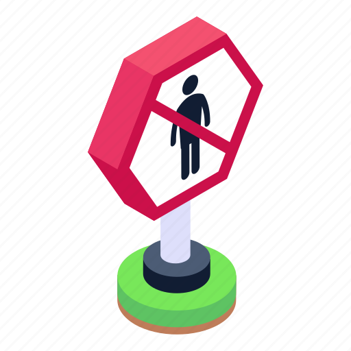 Entry, warning icon - Download on Iconfinder on Iconfinder