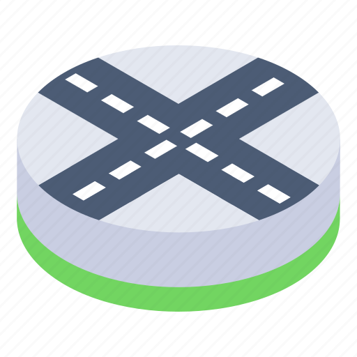 Intersection, roads icon - Download on Iconfinder