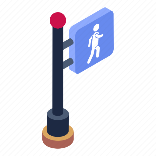 Pedestrian, roadboard icon - Download on Iconfinder