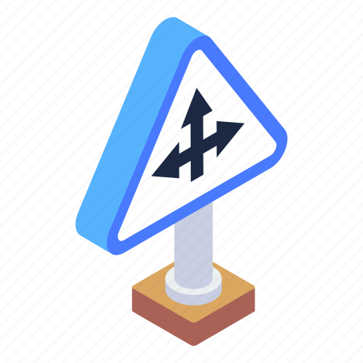 Three, way, direction icon - Download on Iconfinder