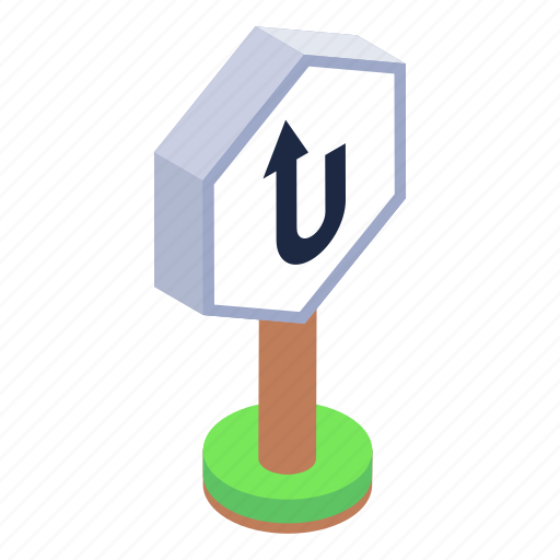 U, turn, sign icon - Download on Iconfinder on Iconfinder