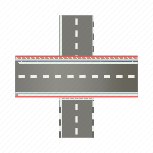 Asphalt, cartoon, highway, intersection, multilevel, road, transportation icon - Download on Iconfinder