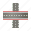 asphalt, cartoon, highway, intersection, multilevel, road, transportation 