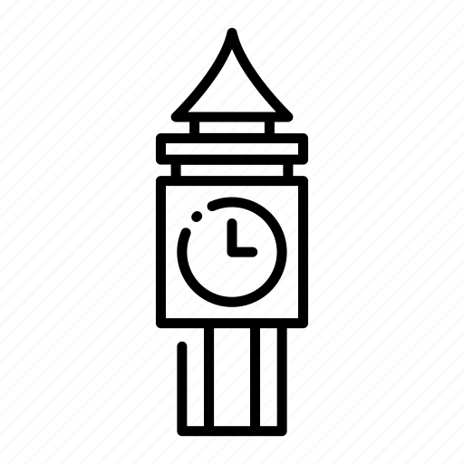 Architecture, building, city, clock, landmark, time, tower icon - Download on Iconfinder