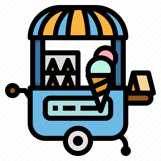 Cart, cream, food, ice, sweet icon - Download on Iconfinder