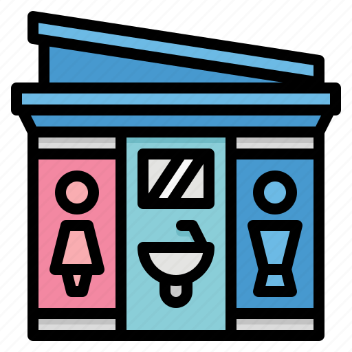 Bathroom, outdoor, park, restroom, toilet icon - Download on Iconfinder