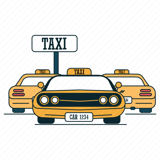 Cab, car, city, taxi, transportation icon - Download on Iconfinder