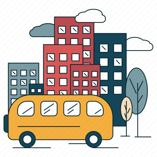City, suburban, traffic, transportation, vehicle icon - Download on Iconfinder