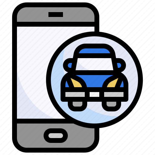 App, mobile, smartphone, application, car icon - Download on Iconfinder