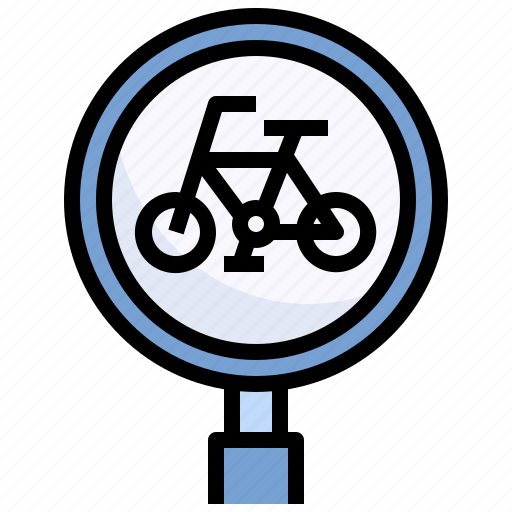 Bike, transportation, bicycle, magnifying, glass icon - Download on Iconfinder