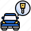 car, key, passkey, transportation, lock 