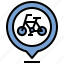 placeholder, transportation, bike, pin, location 
