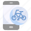 app, bike, mobile, smartphone, application 