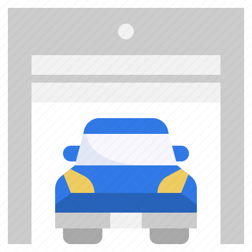 Garage, transportation, building, car, real, estate icon - Download on Iconfinder
