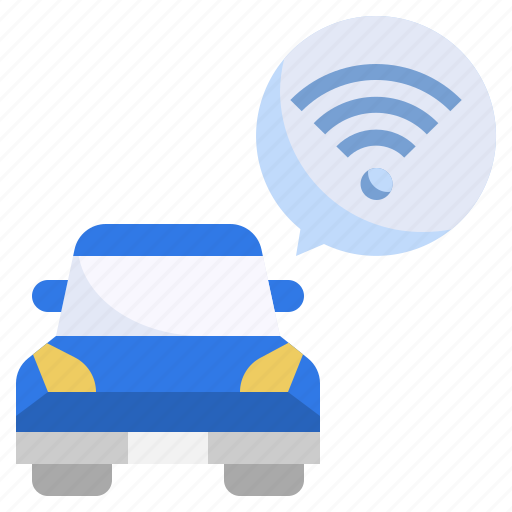 Wifi, wireless, signal, car, vehicle icon - Download on Iconfinder