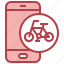 app, bike, mobile, smartphone, application 
