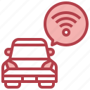 wifi, wireless, signal, car, vehicle
