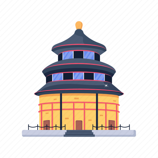 Beijing temple, temple heaven, beijing shrine, beijing monument, religious building icon - Download on Iconfinder