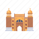 mughal mosque, badshahi mosque, badshahi masjid, lahore monument, mosque building