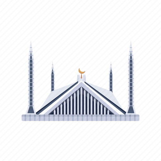Faisal masjid, faisal mosque, holy place, mosque building, religious building icon - Download on Iconfinder