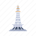 pakistan tower, minar e pakistan, lahore monument, lahore landmark, skyscraper