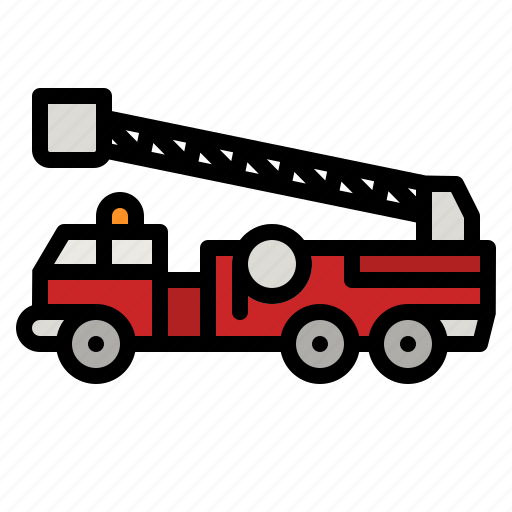 Firefighter, fire, truck, emergency, healthcare icon - Download on Iconfinder