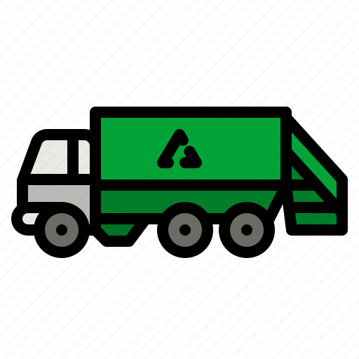 Garbage, truck, trash, recycling, construction icon - Download on Iconfinder