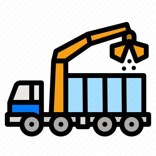 Grab, truck, construction, transportation, cane icon - Download on Iconfinder