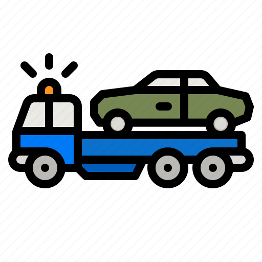 Tow, truck, construction, heavy, machine icon - Download on Iconfinder