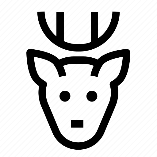 Animal, deer, zoo, zoological garden icon - Download on Iconfinder