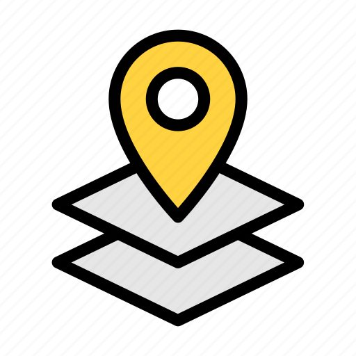 Location, layers, gps, pin, marker icon - Download on Iconfinder