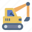 excavator, machine, vehicle, engineering, construction, heavy machine, heavy vehicle, civil engineering 
