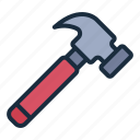 hammer, tool, repair, civil, engineering, construction, fix