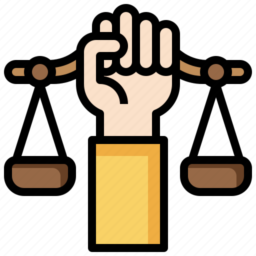 Balance, equality, justice, law, racism, right, scale icon - Download on Iconfinder