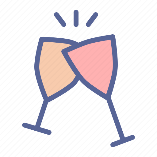 Cheers, wine, drink, glass, celebrate, alcohol icon - Download on Iconfinder