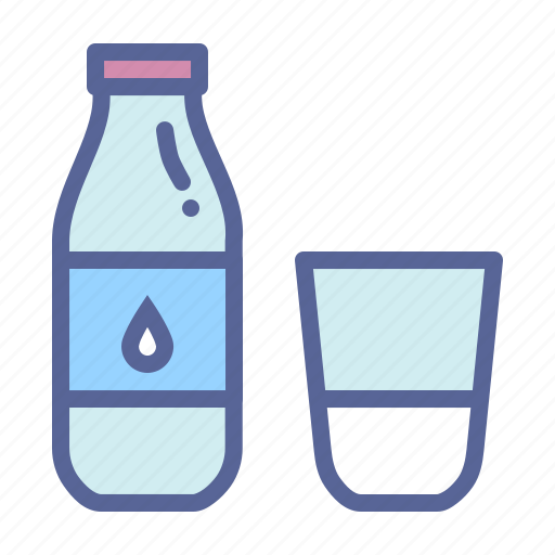 Milk, bottle, drink, glass icon - Download on Iconfinder